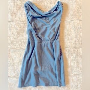 Free People periwinkle/blue low back, mini dress. 
NWT